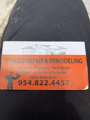 Jean’s Stucco Repair & Remodeling