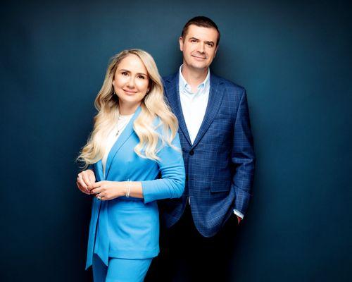 Dr. Olga and Dr. Eugene Titov, owners of Marsh Cove Dental and Implant Center