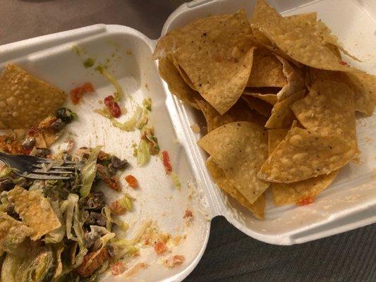 Nachos with no cheese.