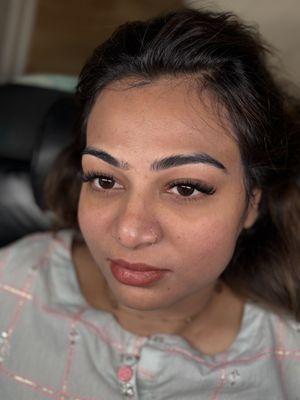 Hybrid eyelash extensions