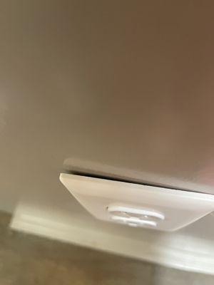 Outlets not attached properly