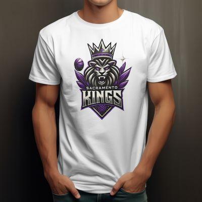 Our custom King of the court shirt in white