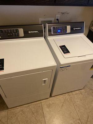 Speed queen washer and dryer.