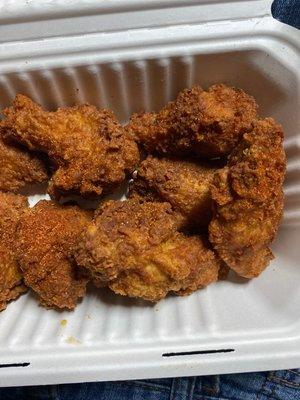 Asked for honey bbq and this is what I i got never ordering from here again