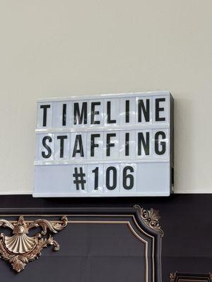 TimeLine Staffing Decor