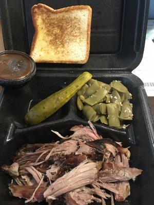 Smoker Basket w/pork.