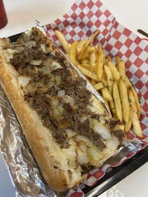 Philly and fries