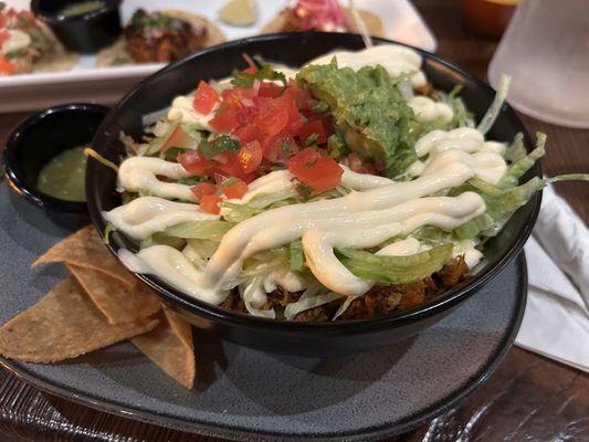 Burrito Bowl--with pulled pork