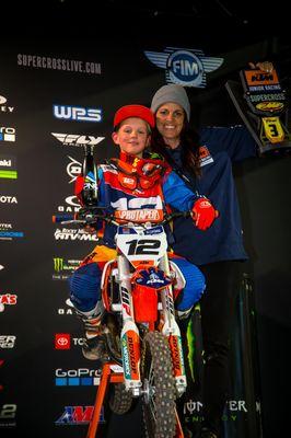 The Future is bright we couldn't be more proud to be a sponsor of the KTM junior SX challenge.