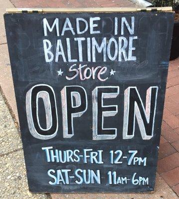 Made In Baltimore Store