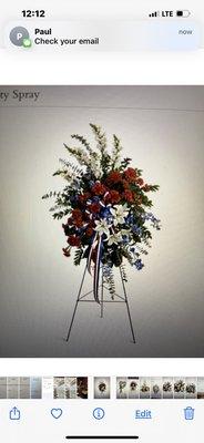 The flowers I ordered