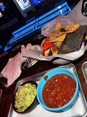 Guacamole and chips