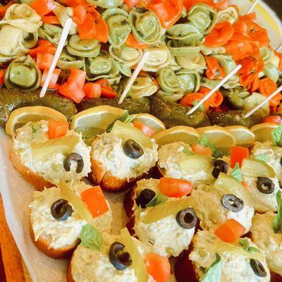 Catering Olivieh bite & Pesto Pasta