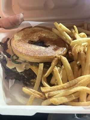 Jalapeño boy side of fries