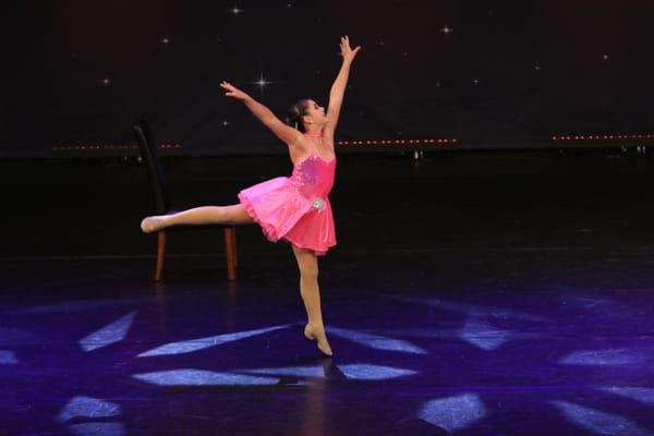 Dancing at our first competition of the season!