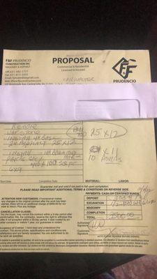 F & F Prudencio Construction