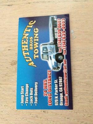 This is there business card