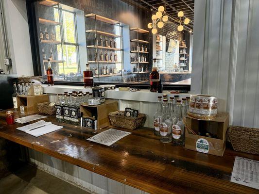 Final tasting station