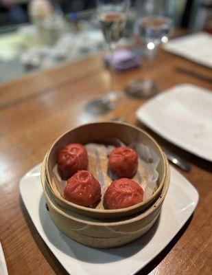 General Cho soup dumplings.