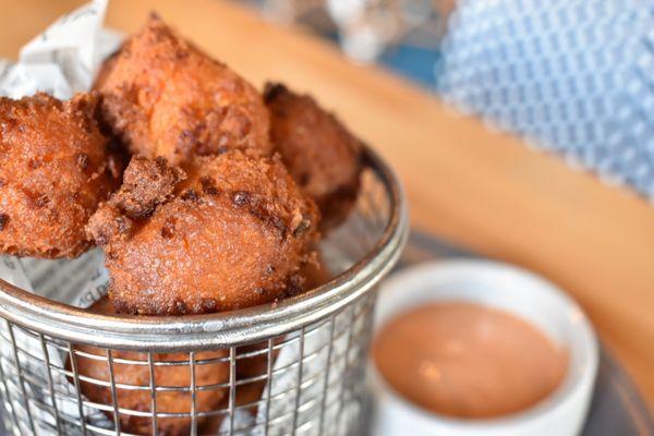 Pimento cheese hushpuppies