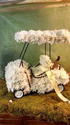 Golf Cart created by Wendy Wheatley and Juanita Whaley.
