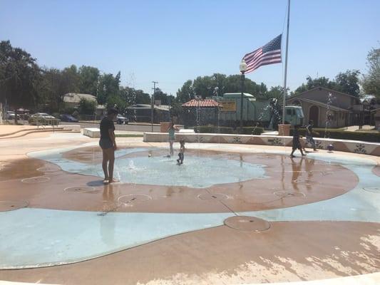 Splash Pad at Visalia Police Substation