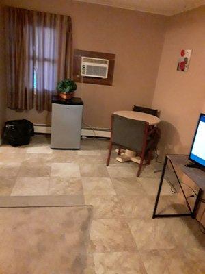 Newly renovated room