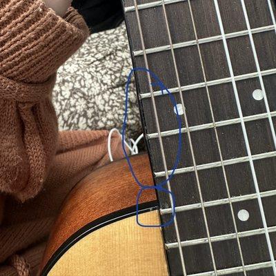 Damage to the binding and body from aggressive filing.