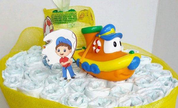 Useful Diaper cake gift for my friends from Joyful Diaper Gifts store.