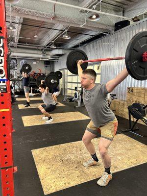 Improve your strength with our weightlifting classes.