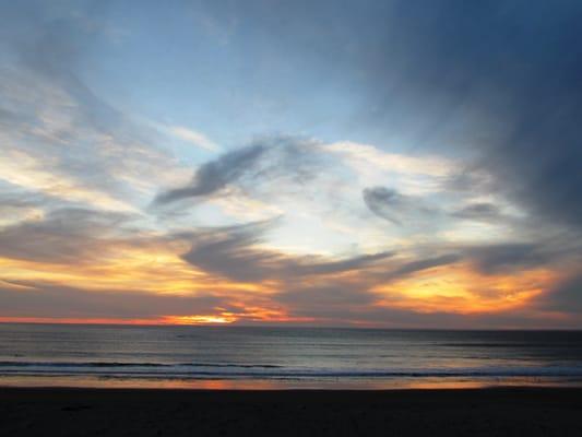 Sunsets on Cayucos Beach are so glorious!
