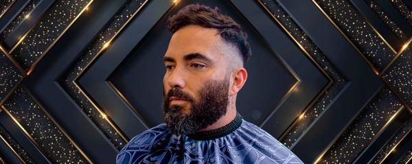 Zero fade with little beard work