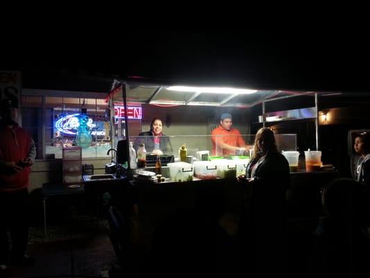 El taquero. Tripita tacos are the bomb! Best authentic tacos with street car and all!!