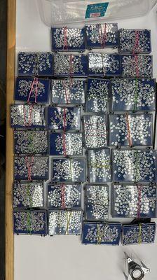 All shapes and sizes available in lab grown CVD diamonds.