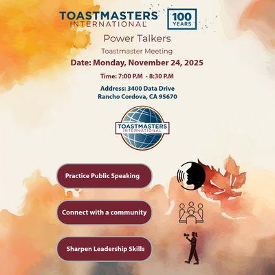 Flyers for November meeting