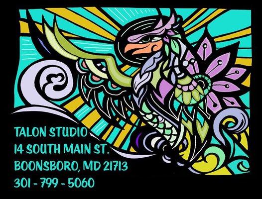 Talon Studio Tatttoos by Raya. appointments and walk ins welcome.