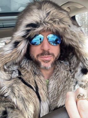 Happy car, happy guy.