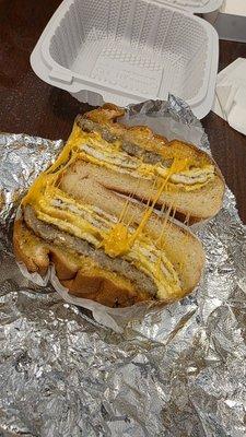 Sausage, Egg & Cheese on Brioche