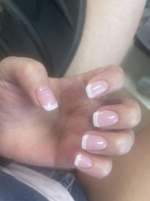 She recommended dip nail for my natural nails to make them healthy!!