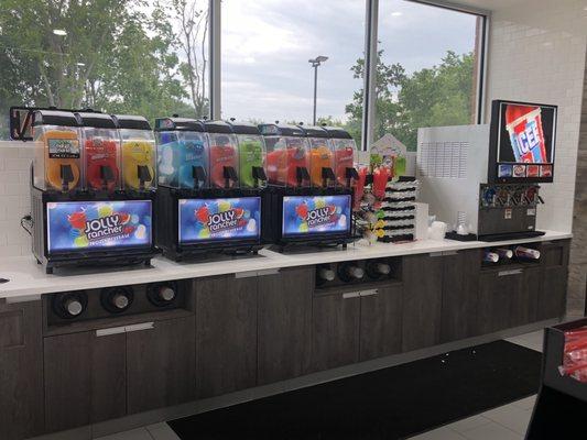 Self serve slush station (say that 5x fast)