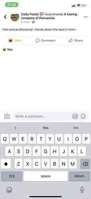 Cody is one of the employees and posted this review directly after my review was made.