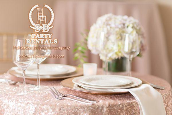 SnB Party Rentals in San Francisco - We offer both standard event rentals and the most unique products. Tables -Chairs-Tablecloths and more.