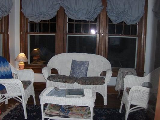 Sun porch - second room in Hope Suite