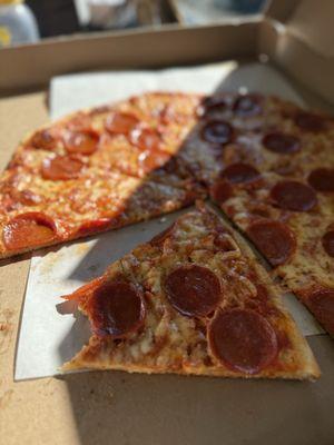 Personal BYO pepperoni pizza