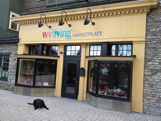 Storefront with Tango in front.