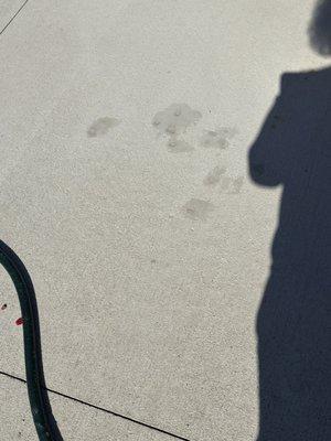 They're lovely patchwork that's a completely different color patched that should've been replaced