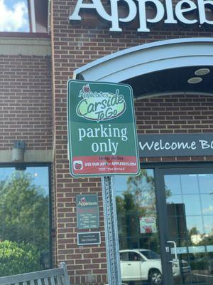 Parking space for carside people