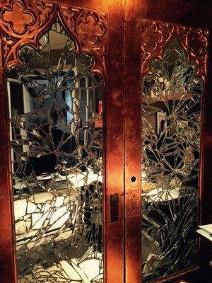 Some of my metal leafing and mirror mosaic work