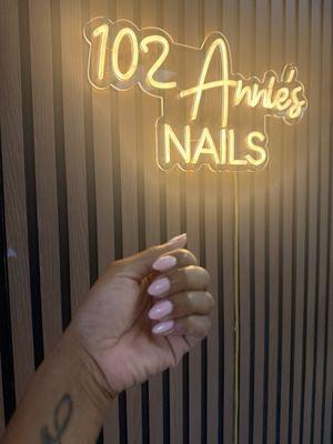 Hard Gel manicure. Natural Nails