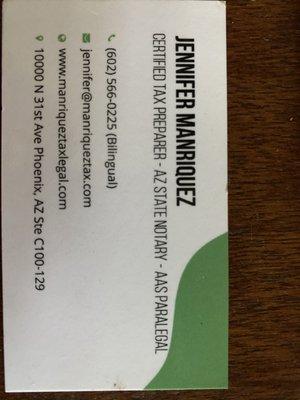 Manriquez Tax & Legal Services